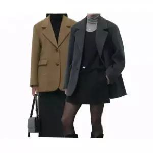 [매장정품] GENERAL IDEA WOMAN 헤어리 퀼팅 자켓 [2COL] / WBE4L09528