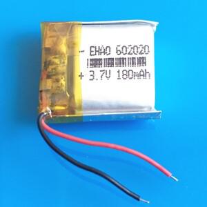 충전식 리튬 폴리머 리포 배터리 MP3 블루투스 스피커 스마트 워치 602020 헤드폰 헤드셋 3.7v 180mAh