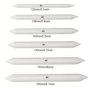 미술 용품 드로잉 도구 스터프 라이스 페이퍼 스케치 더블 헤드 스머지 스틱 블렌딩 화이트 펜 연필