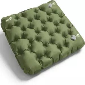 이코로 풍선 시트 쿠션 가벼운 캠핑용 에어 시팅 패드 수리 천 방수 등산용 휴대용 등산 사무실 비행기 카