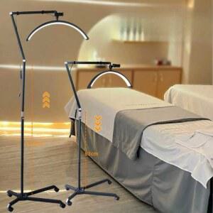 반달조명 이동식 속눈썹 조명 각도조절 업그레이드 블랙 U자형 네일샵 반달램프