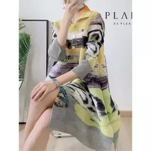 _플라라 플라라 88까지페인팅카라플리츠원피스_PK2SOP007C