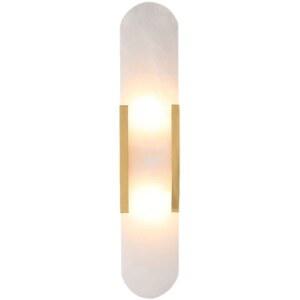 고급 옆 분위기 램프 장식 조명 벽등 럭셔리 구리 침실 침대 천연대리석 눈송이 라이트 소형