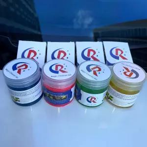 CR CHRWLIN 4팩 자동차 청소 젤 인테리어 클리너 퍼티 슬라임 오토 디테일 도구 액세서리 통풍구용 범용