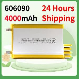 606090 3.7V 4000mAh 충전식 리튬 폴리머 Lipo 배터리 보조베터리 MP4 PSP 패드 Mavigator 로봇 태블릿 노