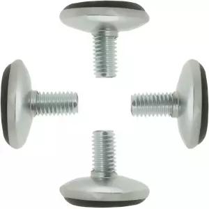 UX셀 M8 x 15 30mm 나사 가구 글라이드 레벨링 피트 패드 프로텍터 의자 다리 4팩용 조절 가능한 레벨러