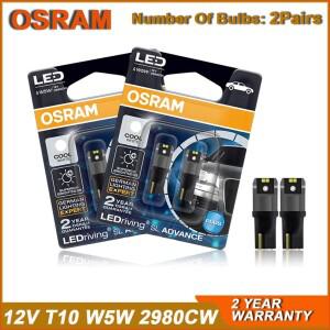 OSRAM LED 자동차 독서 전구 문짝 램프 실내 조명 T10 W5W 2980CW 12V 1.5W 194 드라이빙 SL 어드밴스 W2.1