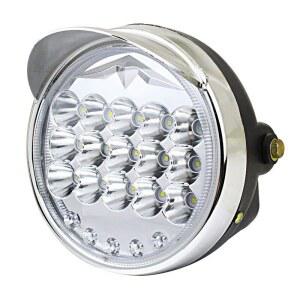 강광 방수초점등 고화질 12 전기 백색광 초휘도 개조 쌍발 강광전지차 삼륜차 85v