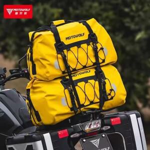 Motowolf 40L/66L 바이크 오토바이 안장 가방 테일 백 방수 후면 대용량 여행 액세서리