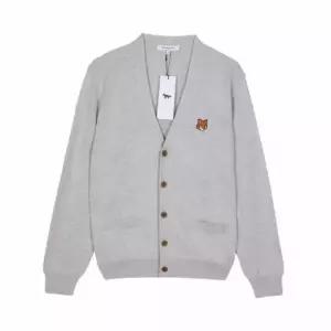 [매장정품] 메종키츠네 FW25 남성 폭스헤드 메리노 가디건 PM00501KT1181 H120