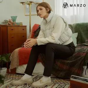 마르조 드레이프 슬림핏 팬츠 브라운_P368827921