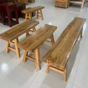 긴의자 빈티지 고재벤치 레트로 스툴 대기실 통나무