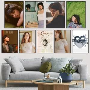 가수 C-Clairo 매력 P 포스터 홈 바 커피 하우스 장식 미적 예술 실내 벽 그림 스티커