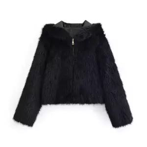 엘럽 여성 캐주얼 야구 코트 후드 퍼 점퍼 박템1