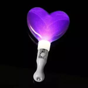LED 하트봉 퍼플 야광봉놀이 학예회응원봉 응원야광봉