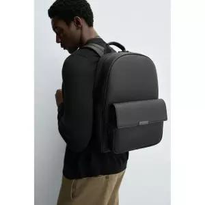 ZARA 자라 텍스처 백팩 - 블랙 750328