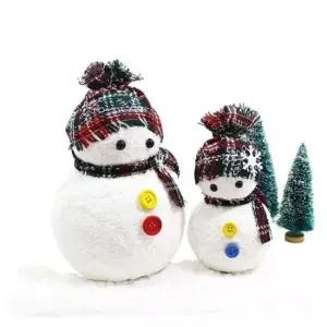 [문구/오피스] 글로벌이지 눈사람 만들기 소 -1인용 폼클레이 폼 클레이 4EA