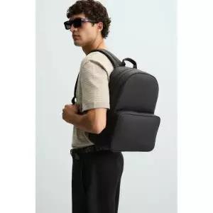 ZARA 자라 질감 러버 백팩 - 블랙 750326