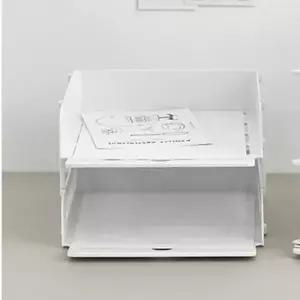 [문구/오피스] 오피스용품 문구 2단 서류받침 화이트 8개