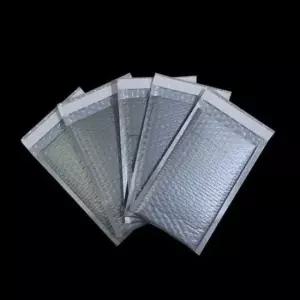 [문구/오피스] 그레이 뽁뽁이 에어캡 안전봉투 18X20cm+4cm 50매