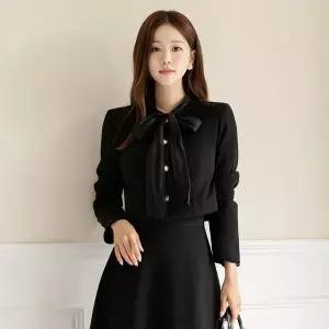 시크라인 조세피나 진주버튼 크롭 자켓_P345535745