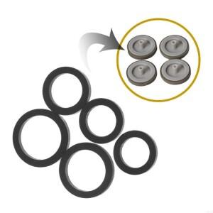 카세트 데크 테이프 레코더 오디오 스테레오 플레이어 용 20PCS 혼합 유휴 휠 벨트 루프 아이들러 풀리 고