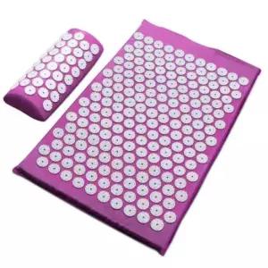 마사지베개블루 쿠션 로터스 지압매트 베개 요가매트