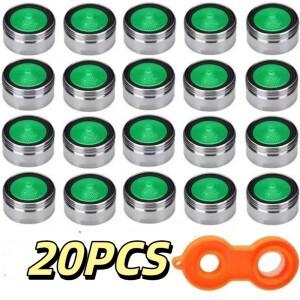 호환상품 욕실 24mm 수도꼭지 통풍기 물 절약 탭 삽입 노즐 스레드 버블러 필터 교체 부품 주방 스트레이너