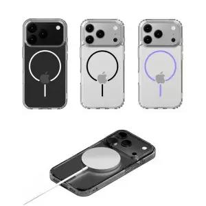 머큐리 맥세이프 디자인 젤 하드 범퍼 케이스 아이폰17/16/15 에어 프로 맥스