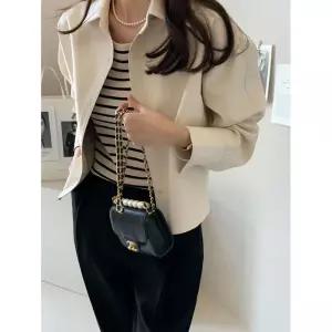 EAMT 여친 자켓 얇은 가죽 재킷 코트 EUNG1