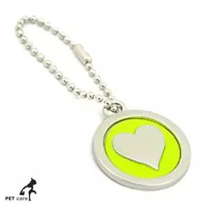 인식표 강아지 고반사 펜던트 하트문양 이름표