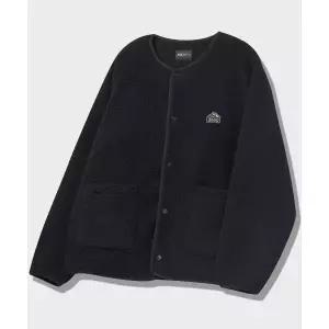지프 JEEP 레트로 마운틴 코지 플리스 가디건 JR5TZU193BK 386998