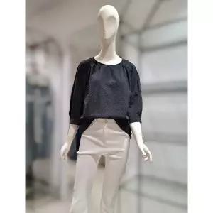 SI 핀턱 셔링 포인트 엠보 티셔츠IAE28650 (P003631865)