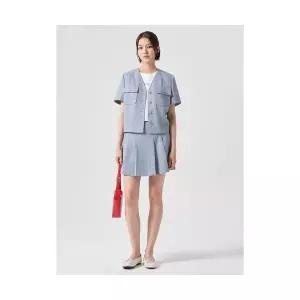 매장정품 에잇세컨즈 8SECONDS 서머 트위드 팬츠 스커트 블루 (354425MQ2P) 354425MQ2P 679349