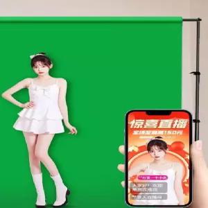 이동식 천 2M 크로마키스크린 배경 커튼 스크린 영상 유튜브 녹색 그린 촬영