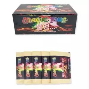 오로라 불멍 가루 30g 5개 캠핑 불꽃 캠프파이어