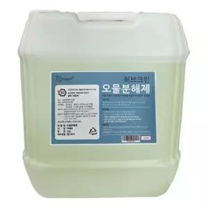 (18L) 허브크린 배수구 세정제 뚫어뻥 배관 악취 제거제/세척제/주방/씽크대/업소용/세면대/싱크대/씽크샷