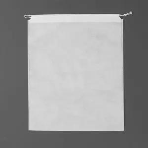 스트링 부직포 파우치 20p세트 34x43cm 화이트 학원가방 실내화주머니 신발파우치 초등학교보조가방