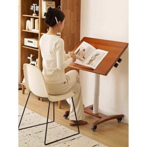 입식 테이블 리프팅 사무용 책상 각도 선반 리프트 키높이 단일 탁자 인 테이블)