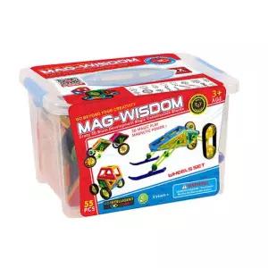 자석블럭 썰매차 SET 55PCS G006