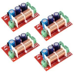 ACEIRMC 400W 조절 가능 멀티 스피커 트레블 / 베이스 2 유닛 오디오 주파수 분배기 2방향 크로스오버 필터 업데이트 버전 (4pcs)