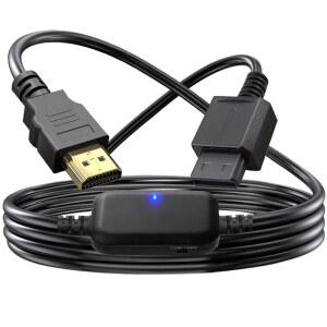 Wii 컴포넌트 케이블, HDMI 어댑터, 트루 1080P Wii2HDMI 컨버터, 닌텐도 / WiiU 콘솔과 호환되는 모든 디스플레이 모드 지원, YPbPr 신호 출력, 2M 6.5FT