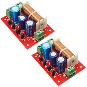 멀티 스피커 오디오 시스템을 위한 주파수 분배기 기술을 갖춘 2Pcs 400W 조절 가능한 트레블/베이스 양방향 크로스오버 필터