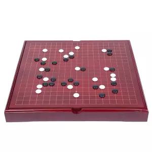 원목 바둑 장기 바둑판 바둑알 체스 양면 휴대용 오목판 게임