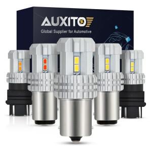 호환상품 AUXITO 1400LM BA15S 1156 P21W LED 전구 자동차 리버스 라이트 7443 W21/5W WY21W BAY15D 턴 시