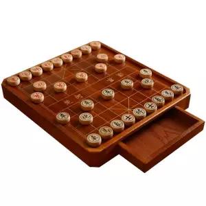 원목 고급 자석 장기판 대형 휴대용 체스 체커