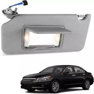 2008-2017 혼다 어코드 액세서리용 ItranMc 선바이저 드라이버 사이드 라이트 미러가 장착된 좌측 그레이