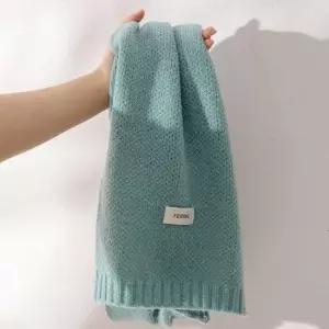 데일리머플러 목도리 단색 무지 뜨개 커플 니트 데일리 남녀공용