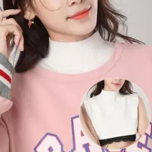 레이어드폴라 페이크목폴라 목만있는 워머 목폴라 레이어드 목토시