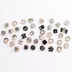 레이디브로치 매너 브로치 오픈방지 옷고정 단추 10P M10910